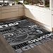 Produktbild Teppich Modern Sisal Optik Küchenteppich Küchenläufer Coffee Grau Weiss Schwarz Töne spiegelverkehrt 60x100 cm