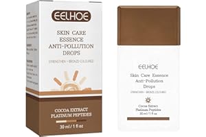 WESHASO Bronzer Drops, 30ml Fake Tan Peptide Serums, Drunks Bronzing Drops Elephant, Skin Care Anti-Pollution Essence Facial Tanning Drops (1Pack)