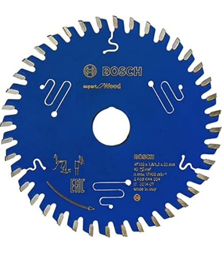 2 x TopsTools CS12024T_2 120mm 24T 9.5mm Bore TCT Saw Blades Compatible with Worx WorxSaw XL Worx WX427 WX429 WX437 WX439 WX531 400W 700W