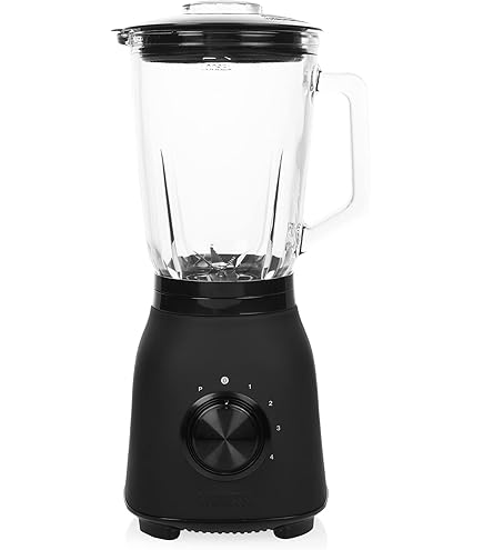 Vivid Green Blender, Zwart, 1000W, 1.5L Glazen Kan, 38x14x14 cm, Smoothie Maker met To-Go Beker 570ml, BPA-vrij, Pulse Functie, 3 Snelheden