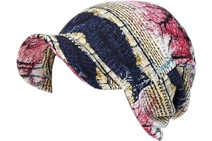 MoreChioce Damen Kopftuch Hut, Elegant Frauenalltags Baumwolle Elastisch Turban Headscarf Chemo Headwear Kopfbedeckung Hijab Schals