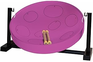 PANYARD Jumbie Jam W1087 Table Top Steel Pan Kit - Beginner Steel Drum - Purple, 9.25 in*12.0 in*18.0 in