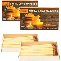 100 Boxes Of Ship Safety Matches (10 Packs Of 10 Boxes) For Cooking, Candles, BBQ & Emergency Use, Reliable Fire Starters, Camping Matches For Wood