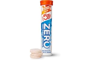 HIGH5 ZERO Electrolyte Tablets | Hydration Tablets Enhanced with Vitamin C | 0 Calories & Sugar Free | Boost Hydration, Performance & Wellness | Orange & Cherry, 20 Tablets (20x, Pack of 1)
