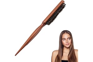 CONGGUAN Haarbürste Wildschwein Borste Haarbürste Teasing Haarbürste Professionelle Salon Kamm Friseur Styling Tools