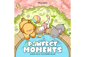 Pawfect Moments: Adult Coloring Book for Women Featuring 30 Cozy and Cute Cat & Dog in Comfy Days, Fuzzy Animals Friends Coloring Pages for Adults ... Relaxation (Cozy Moments Coloring, Band 1)