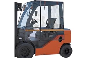 CHENGNAN Forklift Cover,All Weather Protection,Universal Fit for 6000LB,Waterproof EVA,600D Oxford Coated Silver Cloth,57"L x 47"W x 52"H