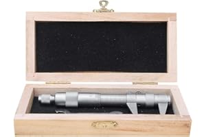 SOCOBETA Micromètre métrique, micromètre intérieur Équipement à cliquet intégré Marquage clair 25-50mm/50-75mm avec tête en alliage pour mesurer diverses internes(50-75MM)