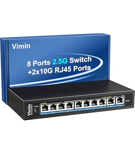 NETGEAR XS708T Smart Switch 8 Port 10GbE Ethernet LAN Switch