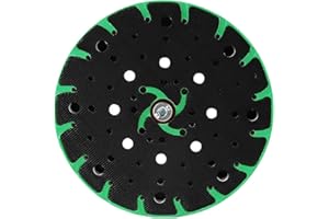 CJBIN Repuesto Velcro Lijadora, Almohadilla de Lijado de Soporte Sin Polv Discos de Lijado de Gancho Y Anillo Plato de Lija Para Lijadoras Excéntricas, Lijadoras Bosch, Lijadora Festool (Ø 150 mm)