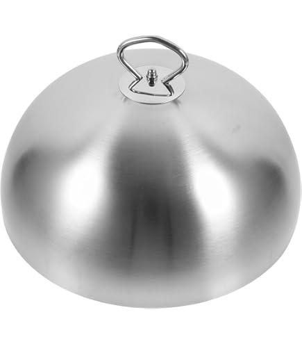 Campana Portavivande In Acciaio Inox Con Piatto Ø24cm | Copripiatti Per Formaggio, Cibo | Koopmann - Foto 2