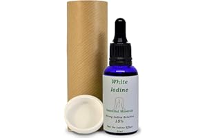 ESSENTIAL MINERALS 30ml 15% White Iodine Solution Max Strength Decolourised Clear Solution