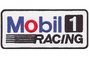 LIPALIPANA MOBIL 1 Racing Team Motorsport Öl Formel 1 F1 Racing Race Jacke T-Shirt Polo Patch zum Aufbügeln aufgestickter Applikationen Andenkenzubehör