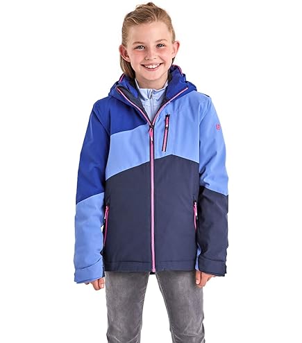 killtec Meisjes Waterdichte ski-jas/functioneel jack met capuchon en sneeuwvanger KSW 151 GRLS SKI JCKT, dark ocean, 140, 41187-000 killtec Meisjes Waterdichte ski-jas/functioneel jack met capuchon en sneeuwvanger KSW 151 GRLS SKI JCKT, dark ocean, 140, 41187-000