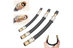‎COMEDYKING Ventilverlängerung Autoventil, Autoventil Verlängerung, Adapter für Fahrradventile, Entil Verlängerung Autoventil Adapter mit Ventilkappe für universelle Autos, LKWs, Motorräder, Fahrräder (3pcs)