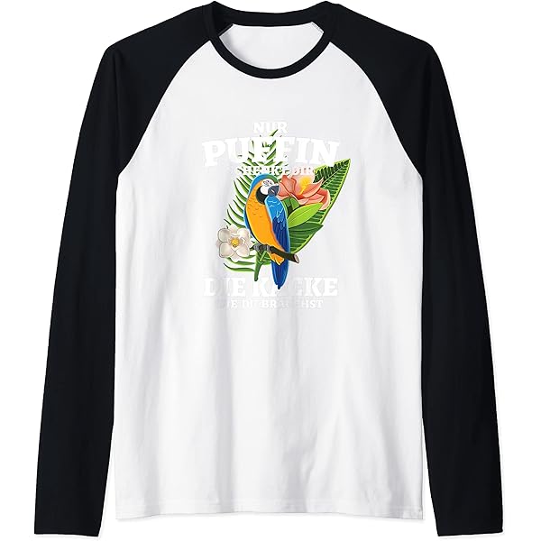 Puffin-Spruch-T-Shirt „Nur Puffin Schenkt Dir Die Kacke Die Du Brauchst“ – Herren (Schwarz)