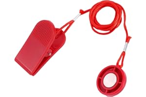 GOSKNOR Universeller Laufband-Magnet-Sicherheitsschlüssel, Magnetischer Sicherheitsschalter Runder Laufband-Ersatzschlüssel für die Meisten Laufbänder und Laufmaschinen Not-Aus-Zubehör