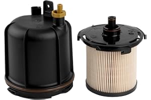 JIACHENG Fuel Filter Housing with Fuel Filter Kit 1781617 CC119160AA Compatibel with Ford Transit Mk7 Mk8 Custom 2.2 TDCI Replaces 1727201 1930091