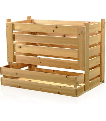 Resserre à Pommes De Terre En Bois - Capacité 50 Kg - Dimensions 67x48x81 Cm - Kit à Monter