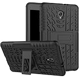 Tab A 8.0 T380 Case DWaybox Rugged Heavy Duty Armor Hard Back Case Cover with Kickstand for Samsung Galaxy Tab A 8.0 2017 SM-T380/T385/Samsung Tab A2 S 2017 (Black)