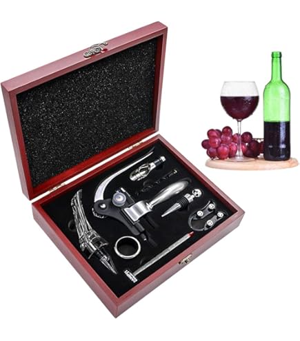 Rabbit Style Hebel Korkenzieher Bronze - Weinöffner Set Mit Foliencutter & Ersatzspirale