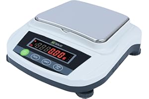 U.S. Solid Báscula digital para laboratorio, 3000 g x 0,01 g, báscula de análisis de precisión, para cocina, joyas, farmacia, pesaje - fuente de alimentación AC/DC