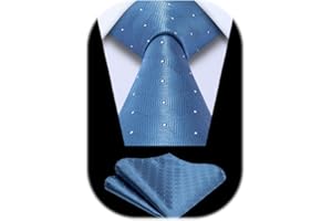 Enlision Corbatas de Hombre y Pañuelo Corbata Cuadros Modernas Conjunto Corbatas Boda Originales