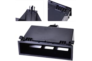 ‎BELER beler Schwarz Armaturenbrett Mittelkonsole Ablagewanne Cubby Box für Volkswagen Jetta Bora Golf Passat Sharan 3B0857058