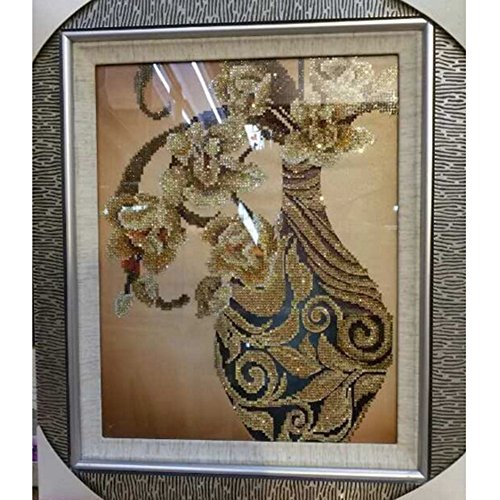 DIY 5D Vase Diamond Painting Cross-Stitch for Entrance Living Room Bedroom - 5