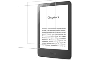 KUSINHOKA Folia ochronna do Kindle 2022, [2 sztuk] Twardość 9H Szkło hartowane, Anti-Scrap HD Przezroczysty Protector Film Protector dla Kindle 2022