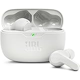 JBL Wave Beam, Auricolari Wireless In-Ear Bluetooth, Waterproof IP54 e Antipolvere IPX2, Deep Bass Sound, Tecnologia Smart Am