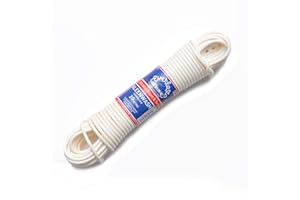 EVERLASTO "Kleenwash" białe ubrania z PCW/linka do prania 4,8 mm x 20 m