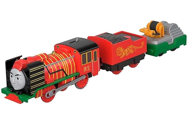 Thomas et ses amis locomotive train motorisée Yong Bao le Héros, jouet pour enfant dès 3 ans, FJK57