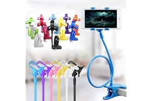 UNHU Lazy Handy Halter Flexible 360° Schwanenhals Handy Halterung Lang Arm Handy Ständer Telefonhalter Universal Ständer für Bett Desktop, für Smartphone