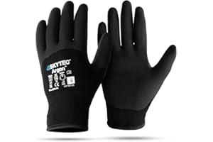 Skytec Thermal Gloves - 1 Pair Heavy-Duty Winter Work Gloves for Men & Women - Lightweight, Argon-Insulated, Cold & Water-Resistant Safety Gloves for Secure Grip - Medium