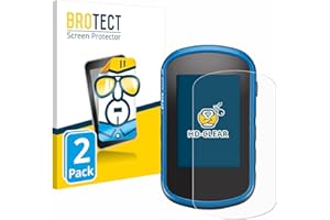 BROTECT Protector Pantalla para Garmin eTrex Touch 35 Protector Transparente (2 Unidades) Anti-Huellas
