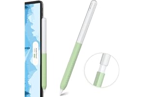 NIUTRENDZ Ultradünne Hülle für Apple Pencil 2. Generation und Apple Pencil Pro Grip Cover Zubehör Durchscheinendes Duotone Design Kompatibel mit Magnetisches Laden und Doppeltippen