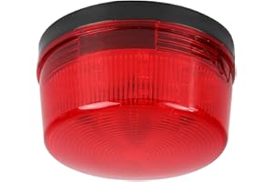 SONEW Alto 15 LED rosso stroboscopico di emergenza lampeggiante luce segnale di avvertimento del traffico luce lampeggiante per luce di avviso interna o uso di novità per feste(12V)