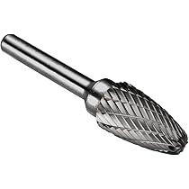 Forme De Cylindre De Fichier De Fraises Rotatives à Double Coupe En Carbure De Tungstène Avec
