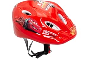 DISNEY Cars Casco de Bicicleta, Niños, Multicolor, 52-56 cm Kopfumfang