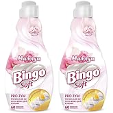 Bingo Soft Manolya Konsantre &Ccedil;amaşır Yumuşatıcısı, 1440 ml, 2'li Paket, 60 Yıkama