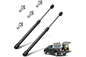 BDFHYK C16-11028 12 Inch Gas Shocks Struts Lift Supports 40 Lbs/178N for Leer are Camper Shell Rear Window Side Window Pickup Cab Canopy Door Tool Box, Black C1611028