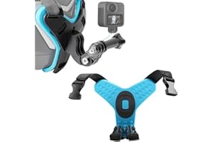 SSRDFU Casco de Motocicleta Soporte para la Correa de la Barbilla para Casco de Motocicleta Delantera Correa de Barbilla para GoPro Hero 11/10/9/8/7/6/5/4/3, para dji Osmo Action/YI Cámara de acción