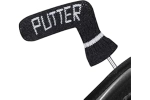 Scott Edward Housse de Putter de Golf en Tricot, 1 pièce dans Le Paquet, Tricot Double Couche, Convient aux putters à Lame, Mignonne et Douce