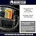 Luxury Wooden Beard Comb | Beard Club | The Best Beard & Moustache Comb for Men | Dual Purpose Teeth | A Great Pocket Comb | Handmade to the Highest Standard