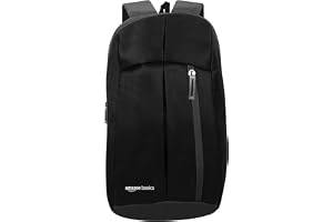 amazon basics - Mini Backpack for Outdoor Use (12 l) (Black)