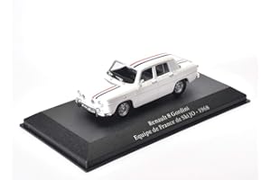 OPO 10 - Atlas Collection 1/43: Compatible con Renault 8 Gordini Ski Team of The 1968 Olympics (G027)
