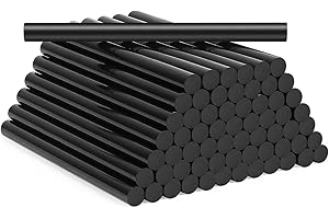 WUKEMAOYI 64 Pz Stick Colla a Caldo 11mm x 150mm, Bastoncini per Pistole a Colla, Stick di Colla a Caldo nera ad Asciugatura Rapida, Bastoncini di Colla per Pistola, Fai da Te, Riparazione, Fissaggio