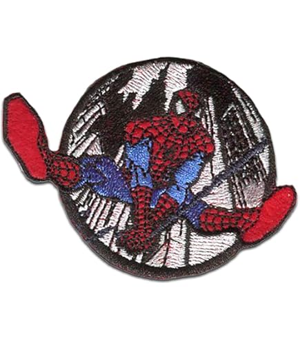 Spiderman Patch Iron Sew On T Shirt Bag Fancy Dress Superhero Embroidered Badge - Foto 13