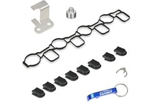 TAFMET Swirl Flap Repair Delete Kit avec joint Victor Reinz + Support de réparation P2015 pour VW Audi Seat Skoda avec moteurs 2.0 TDI CR